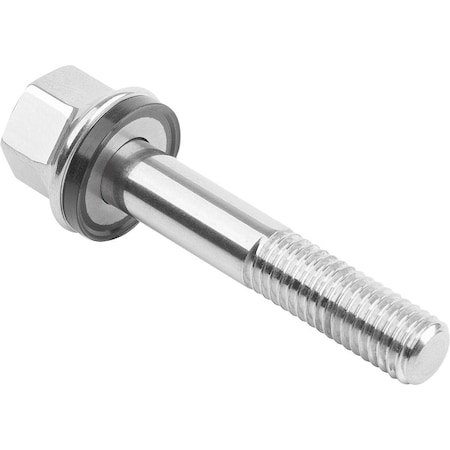 M4 Hex Head Cap Screw, Polished 316 Stainless Steel, 25 Mm L